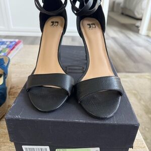 Women's Black Strappy heels